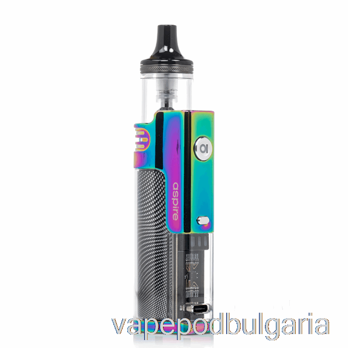 Vape 10000 Дръпки Aspire Flexus Aio Pod System Rainbow